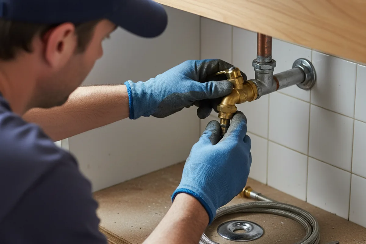Shutoff valve and fitting work during Emergency Plumbing in Natrona Heights